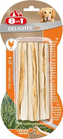 8in1 Friandises Delights Sticks Pour Chien X3
