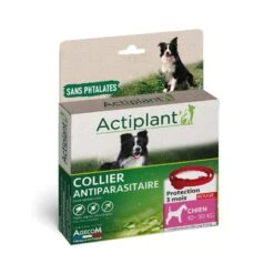 Actiplant Collier Antiparasitaire Rouge Chien 15-30 Kg -Animal Fournitures Boutique actiplant collier antiparasitaire rouge chien 15 30 kg