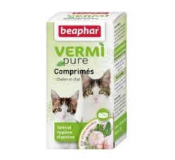 Beaphar Vermipure Comprimés Purge Aux Plantes Pour Chaton Et Chat 50 Cps
