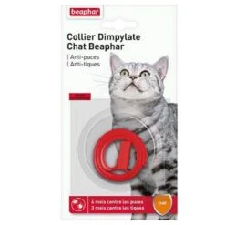 Beaphar Collier Dimpylate Contre Puces Et Tiques Pour Chat Rouge -Animal Fournitures Boutique beaphar collier dimpylate contre puces et tiques pour chat la compagnie des animaux