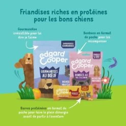 Edgard & Cooper Tendres Gourmandises Boeuf Chien 150 G -Animal Fournitures Boutique chien gourmandise adulte naturel canard poulet 150g 7 1 1