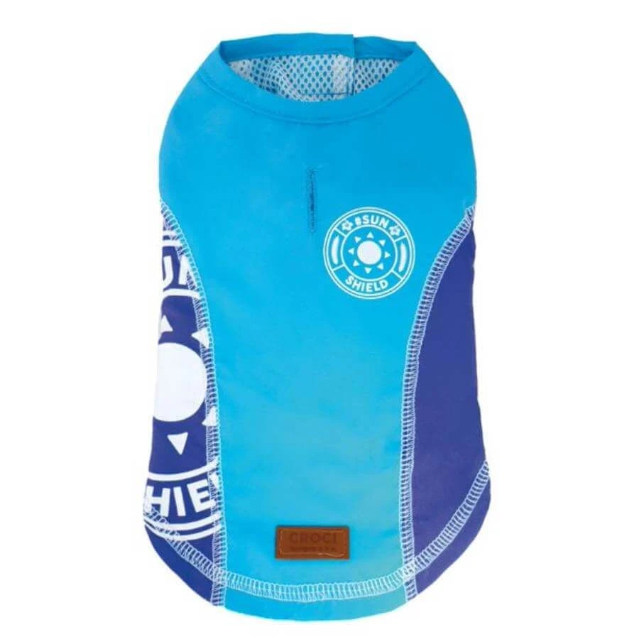 Croci Combinaison Anti-UV Sunshield Bleu 45 Cm 1 Croci Combinaison Anti-UV Sunshield Bleu 45 Cm