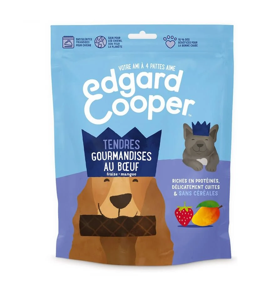 Edgard & Cooper Tendres Gourmandises Boeuf Chien 150 G