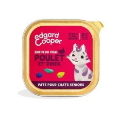 Edgard & Cooper Dinde & Poulet Chat Senior 16 X 85 G