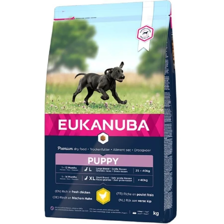 Eukanuba Growing Puppy Grande Race Au Poulet 12 Kg