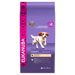 Eukanuba Puppy Junior Grande Race Agneau & Riz 12 Kg -Animal Fournitures Boutique eukanuba puppylamb and rice dry dog food 12kg