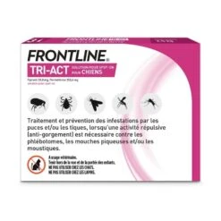 Frontline Tri Act Spot On Très Petit Chien 2 - 5 Kg 3 Pipettes -Animal Fournitures Boutique frontline tri act spot on tres petit chien 2 5 kg 3 pipettes 2