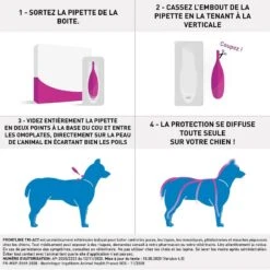 Frontline Tri Act Spot On Petit Chien 5 - 10 Kg 6 Pipettes + 3 Pipettes -Animal Fournitures Boutique frontline tri act chien2 11