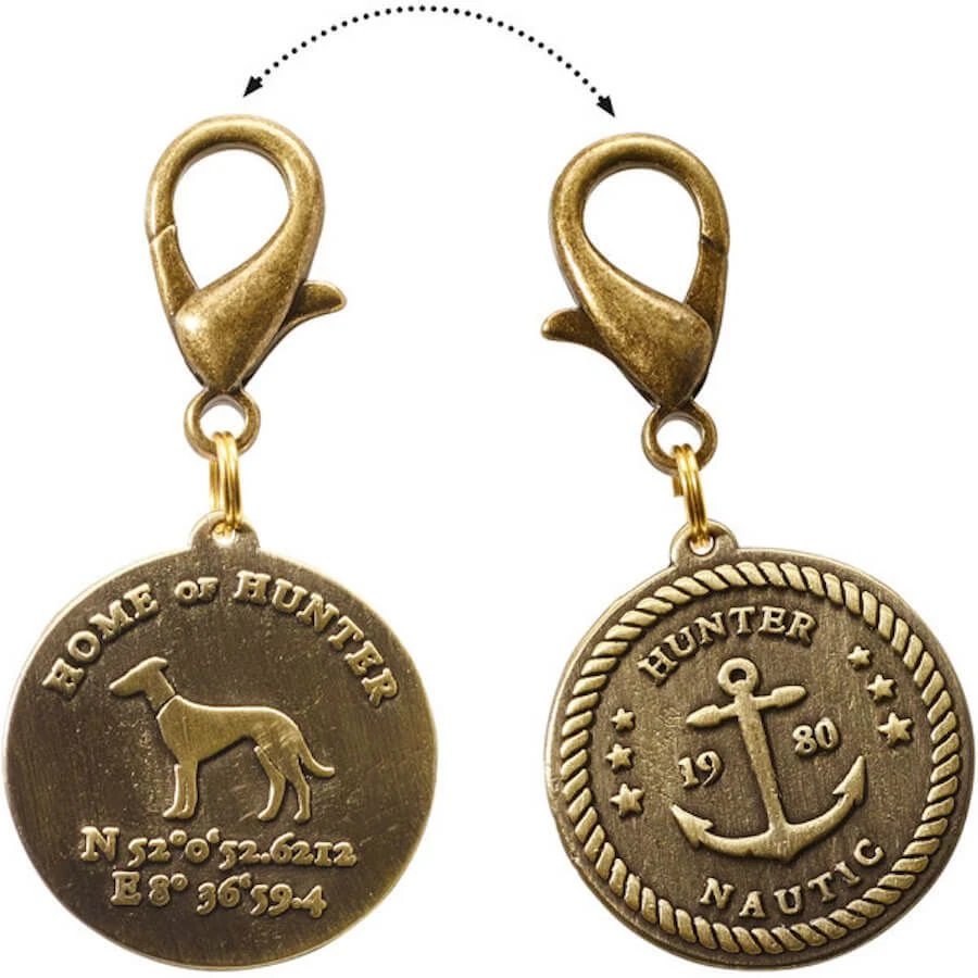 Hunter Collier List Pour Chien Beige L – Image 3