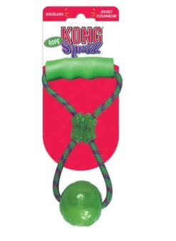 KONG Squeezz Balle Avec Poignée L