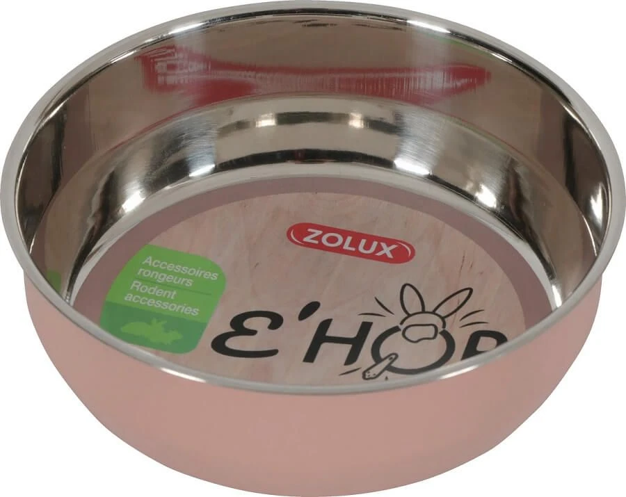 Zolux Bol Inox Ehop Rose Pour Rongeurs 400 Ml 1 Zolux Bol Inox Ehop Rose Pour Rongeurs 400 Ml