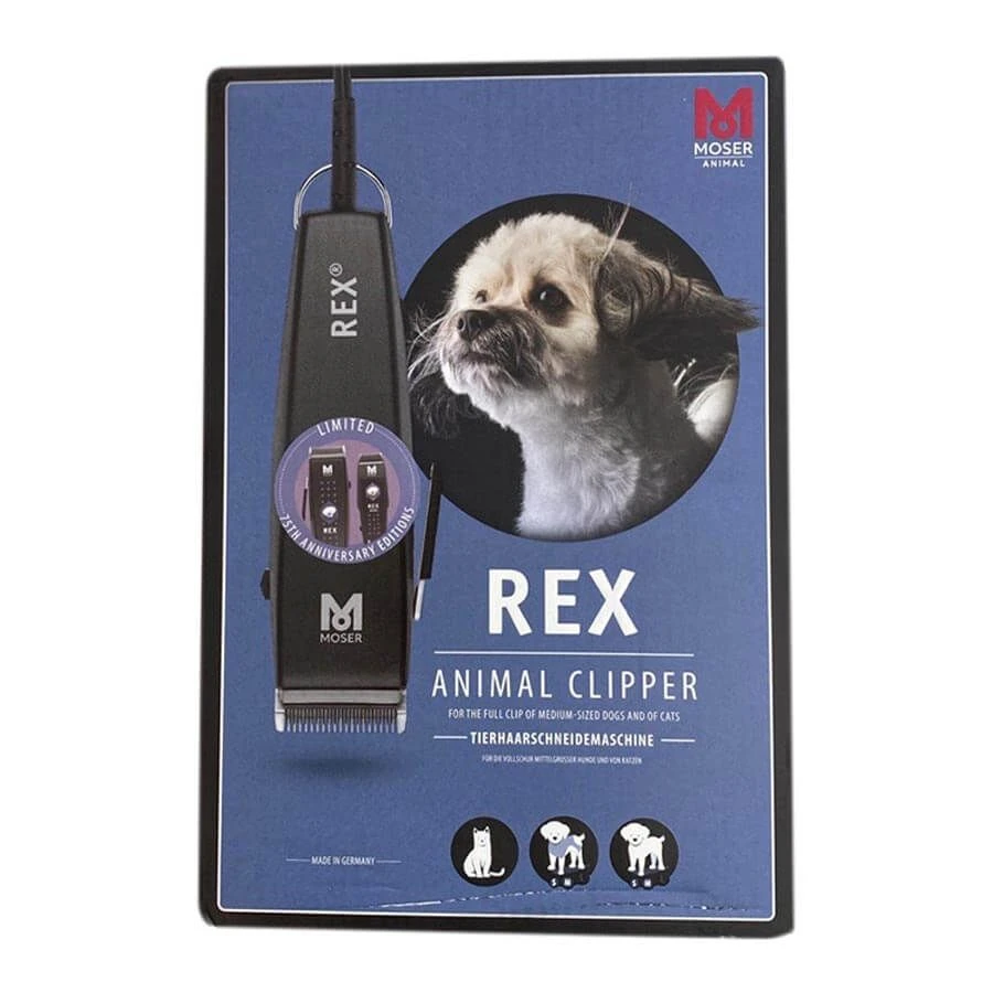 Moser Tondeuse Rex Noire Pour Chien - Edition Limitée 75 Ans – Image 4