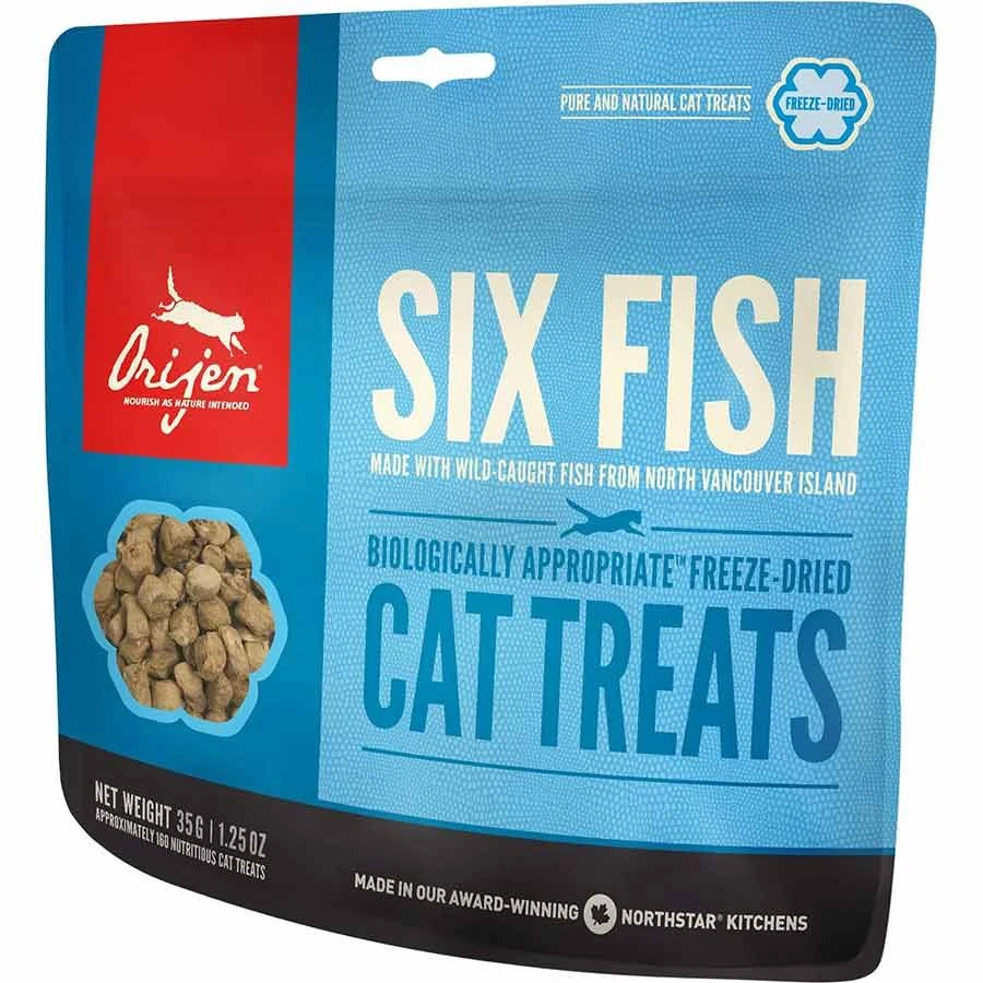 Orijen 6 Fish Cat Treats Chat 35 G