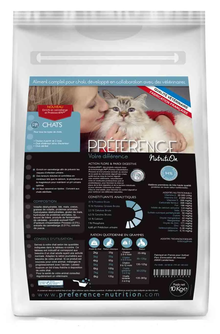 Préférence Croquettes Chat 10 Kg 1 Préférence Croquettes Chat 10 Kg