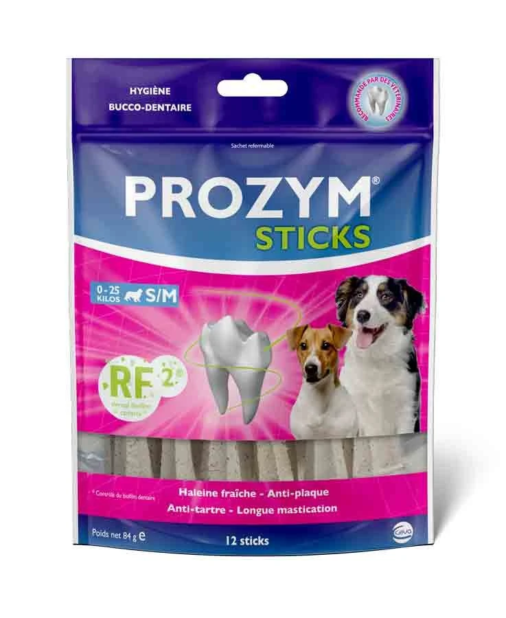 Prozym RF2 Sticks Chiens S/M 0-25 Kg 1 Prozym RF2 Sticks Chiens S/M 0-25 Kg