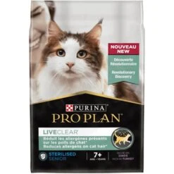 Purina Proplan Cat LiveClear Sterilisé Senior Dinde 2,8 Kg