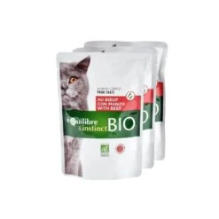 Equilibre & Instinct Bio Boeuf Pour Chat 22 X 100 G -Animal Fournitures Boutique quilibre et instinct minc s boeuf 1