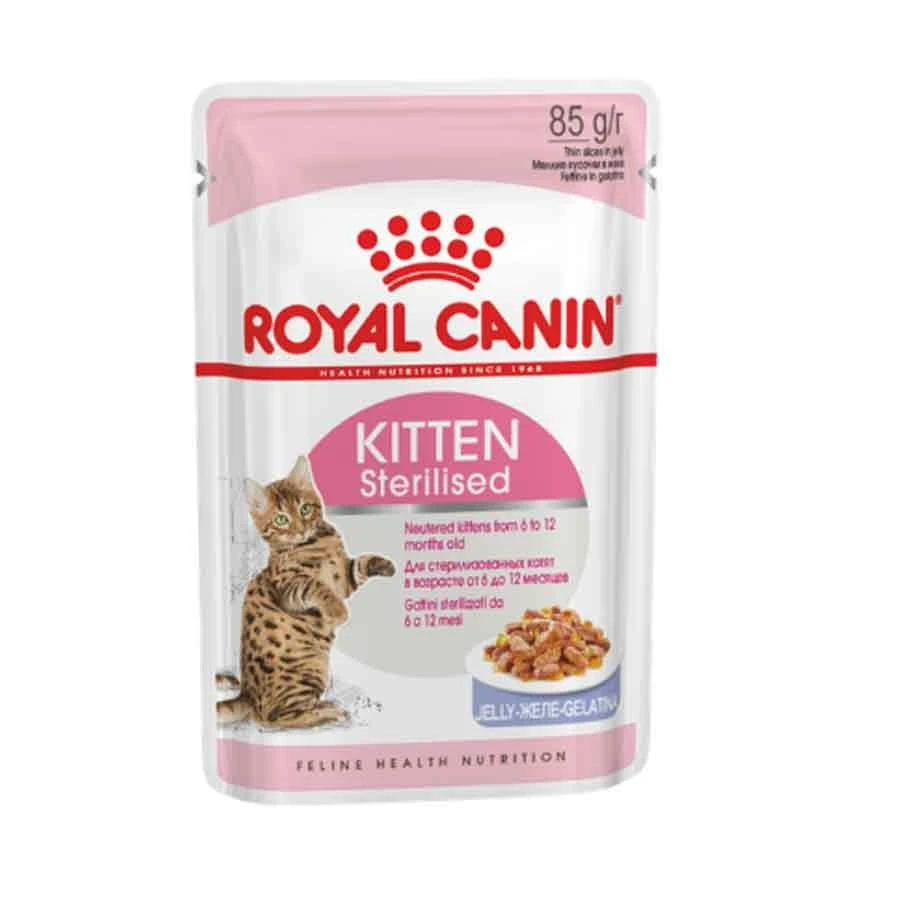 Royal Canin Kitten Sterilised Sachet En Gelée 12 X 85 G 1 Royal Canin Kitten Sterilised Sachet En Gelée 12 X 85 G