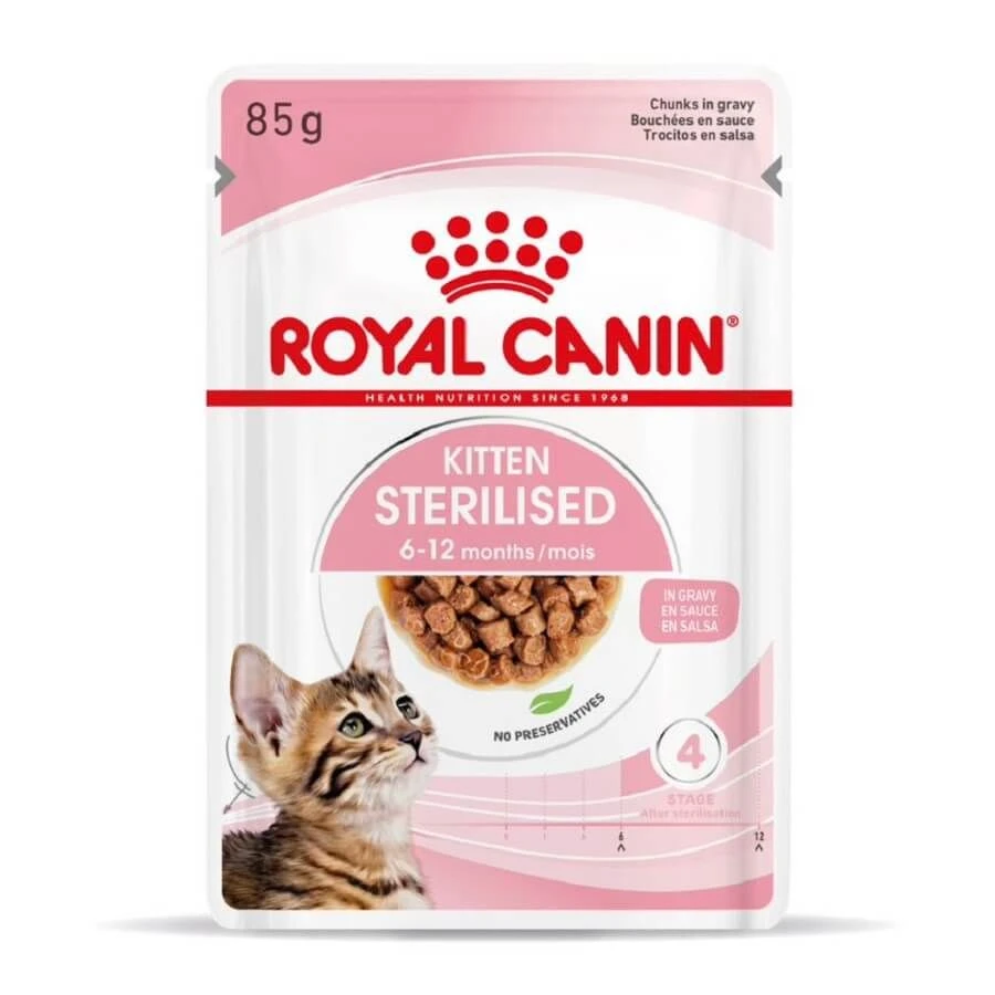 Royal Canin Kitten Sterilised Sachet 12 X 85 Grs – Image 4