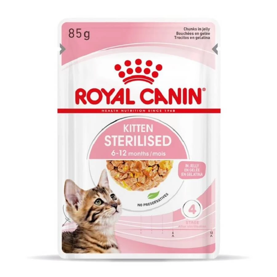 Royal Canin Kitten Sterilised Sachet En Gelée 12 X 85 G 3 Royal Canin Kitten Sterilised Sachet En Gelée 12 X 85 G – Image 3