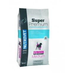 Nutrivet Super Premium Croquettes Chien Medium Junior 26/16 15 Kg