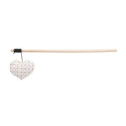 Trixie Jouet Canne à Pêche Coeur à L'herbe à Chat