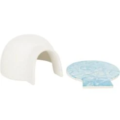 Trixie Igloo Avec Plateau Rafraîchissant Pour Rongeurs -Animal Fournitures Boutique trixie igloo avec plateau rafra chissant pour rongeurs2 1