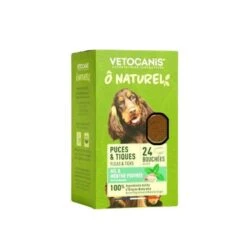 Vétocanis O Naturel Bouchées Puces & Tiques Chien X24