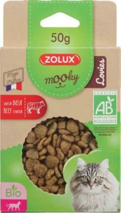 Zolux Mooky Bio Chat Lovies Boeuf 50 G