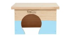 Zolux Maison Bois Home Bleu Ciel Pour Rongeurs Taille S